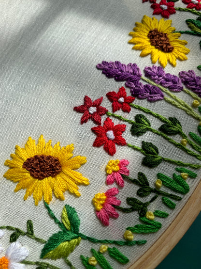 8” Floral Name Plate