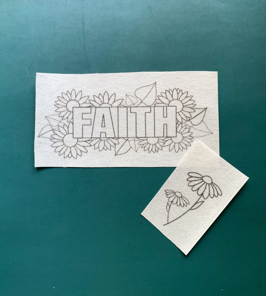 Faith: Stick and Stitch Patterns - Set of 2