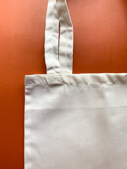 Plain Canvas Tote Bag (Off White)