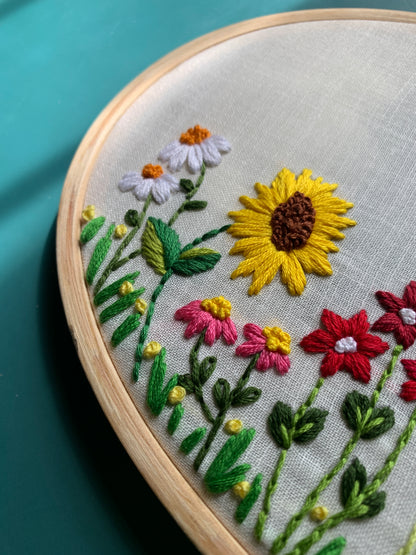 8” Floral Name Plate