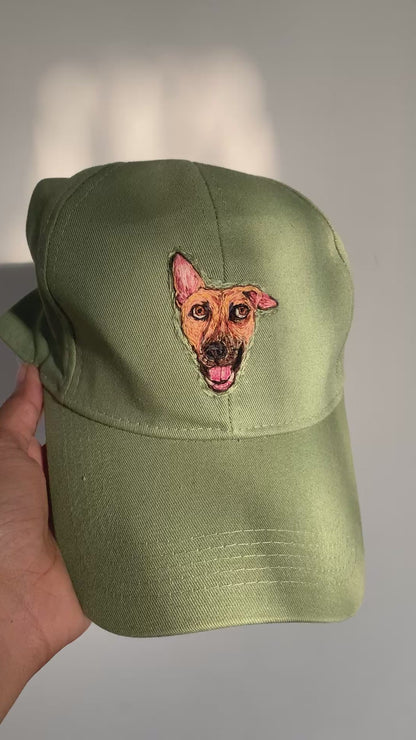 Custom Pet Portrait Cap