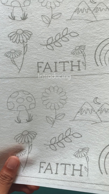 Faith: Stick and Stitch Patterns - Set of 2