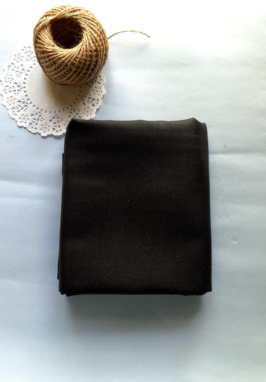 Ruby Silk Fabric - Black