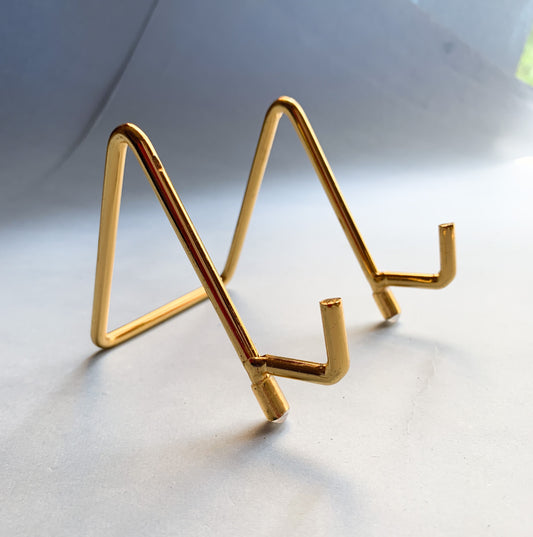 Display Stand - 3 inch, Gold