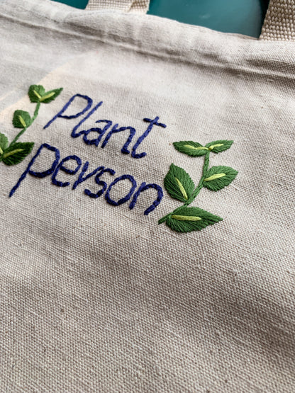 Plant Person Tote Bag